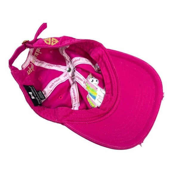 Simply Southern Hot Pink Unicorn "Simply Magical" Embroidered Hat One Size - Picture 5 of 7
